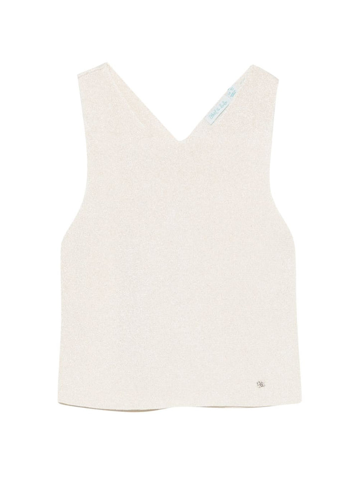 Top bianco sporco per bambina 5166 002 Abel & Lula 