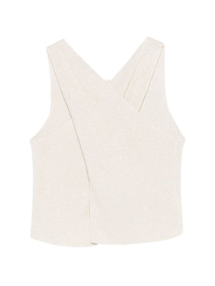 Top bianco sporco per bambina 5166 002 Abel & Lula 