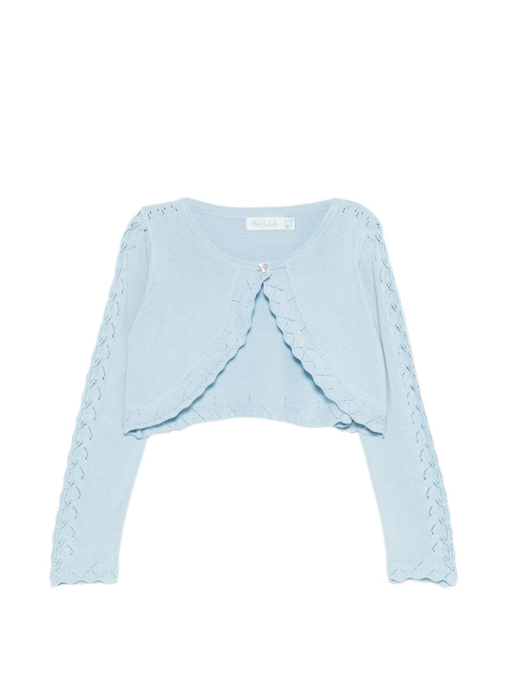 Cardigan azzurro chiaro per bambina 5304 047 Abel & Lula 
