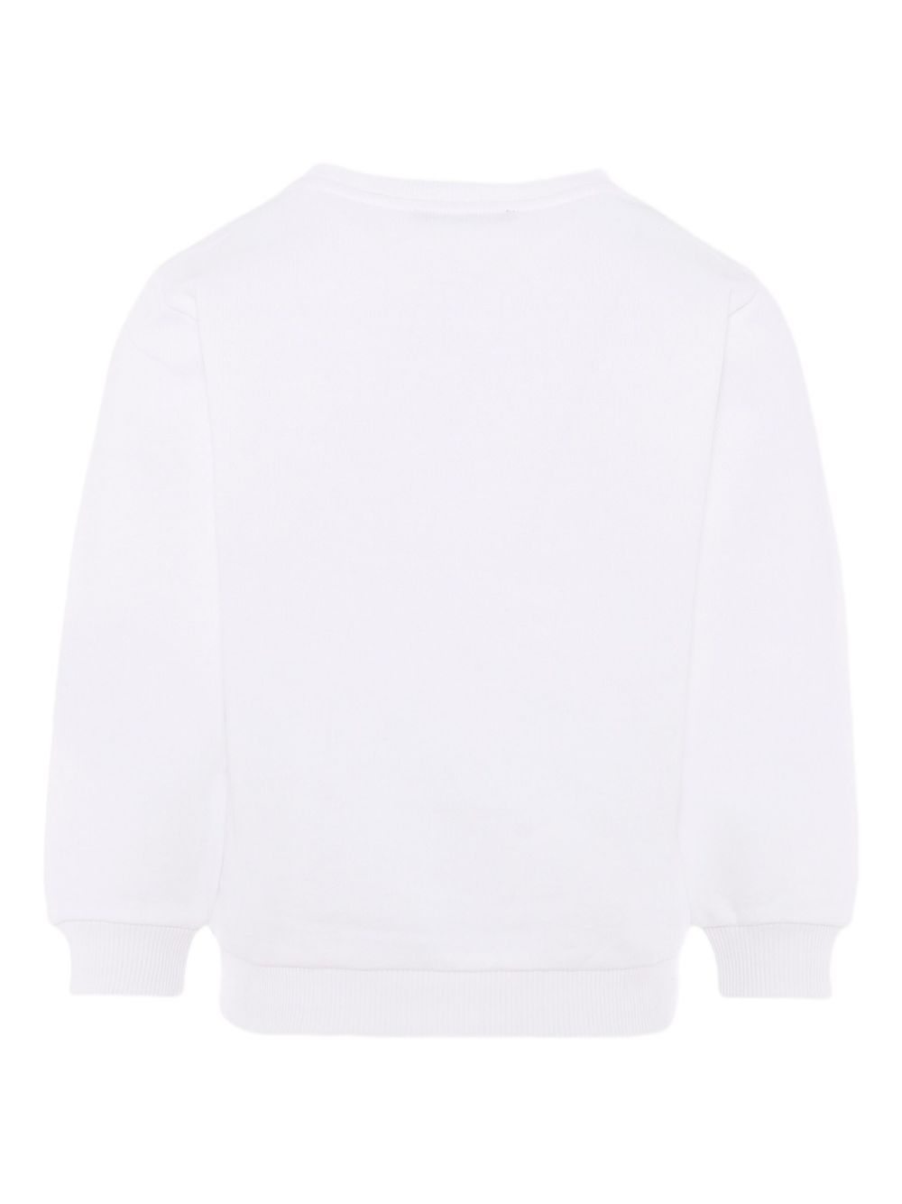 Felpa bianca per bambino BX4P10Z3183 100NE Balmain Kids 