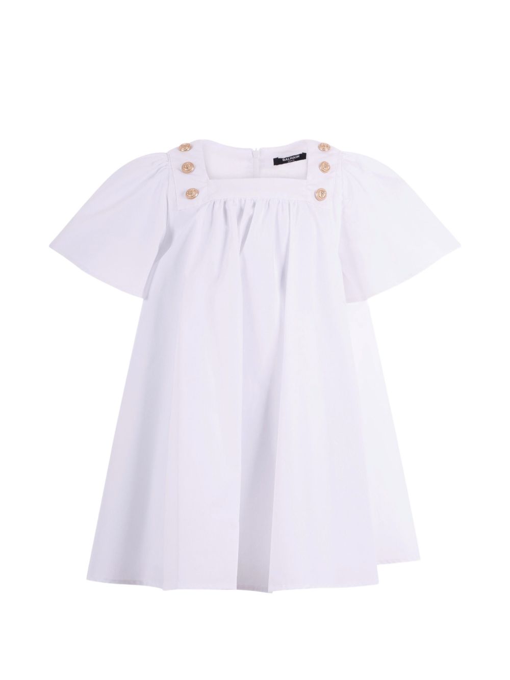 Abito bianco per bambina BY1C91P0562 100 Balmain Kids 