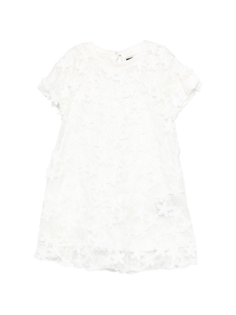 Abito bianco per bambina BY1D51U0263 100 Balmain Kids 