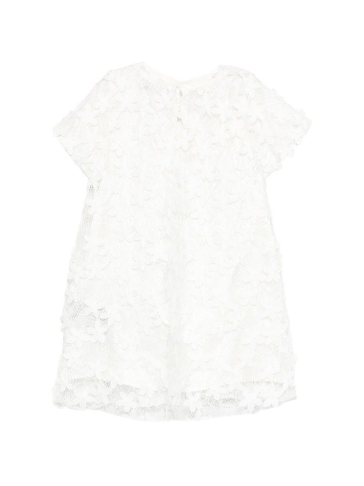 Abito bianco per bambina BY1D51U0263 100 Balmain Kids 
