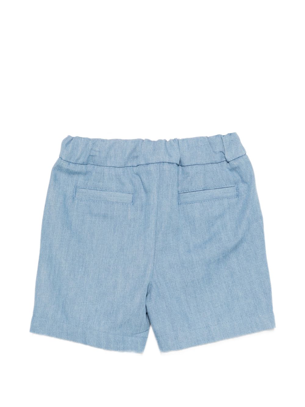 Bermuda azzurra per neonato BY6689P0588 653 Balmain Kids 