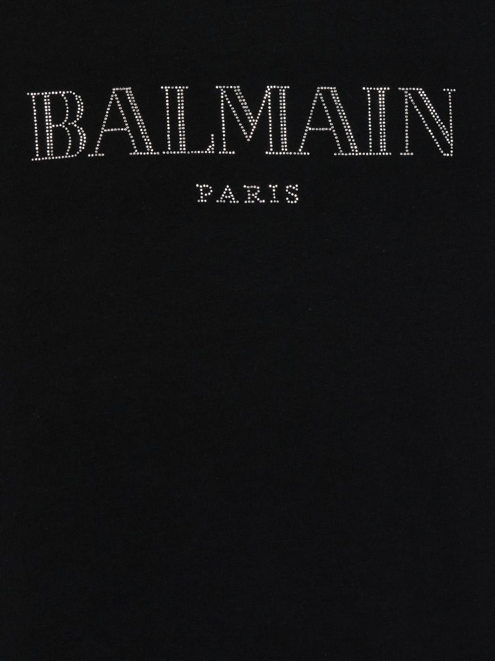 T-shirt nera per bambina BY8A51Z3277 930 Balmain Kids 