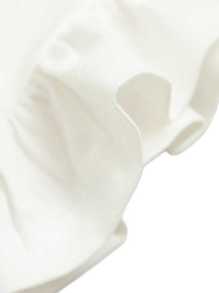 Top bianco sporco per bambina BY8B42Z3672 100OR Balmain Kids 