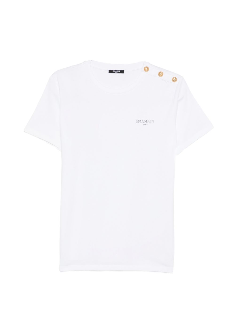 T-shirt bianca per bambino BY8Q21Z3672 100NE Balmain Kids 