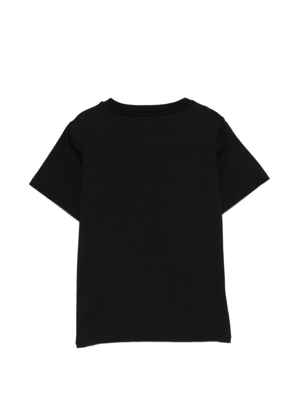 T-shirt nera per bambino BY8R11Z3672 930BC Balmain Kids 