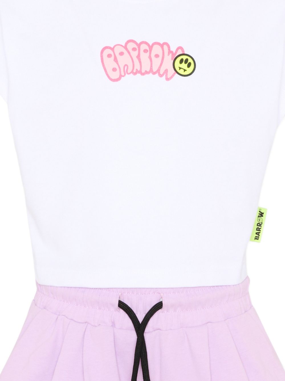 Completo bianco/rosa per bambina S6BKJGTR029 002/01 Barrow Kids 