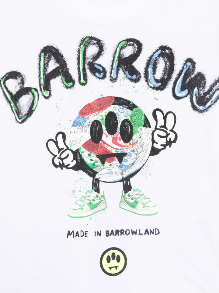 T-shirt bianca per bambino S6BKJUTH094 002 Barrow Kids 