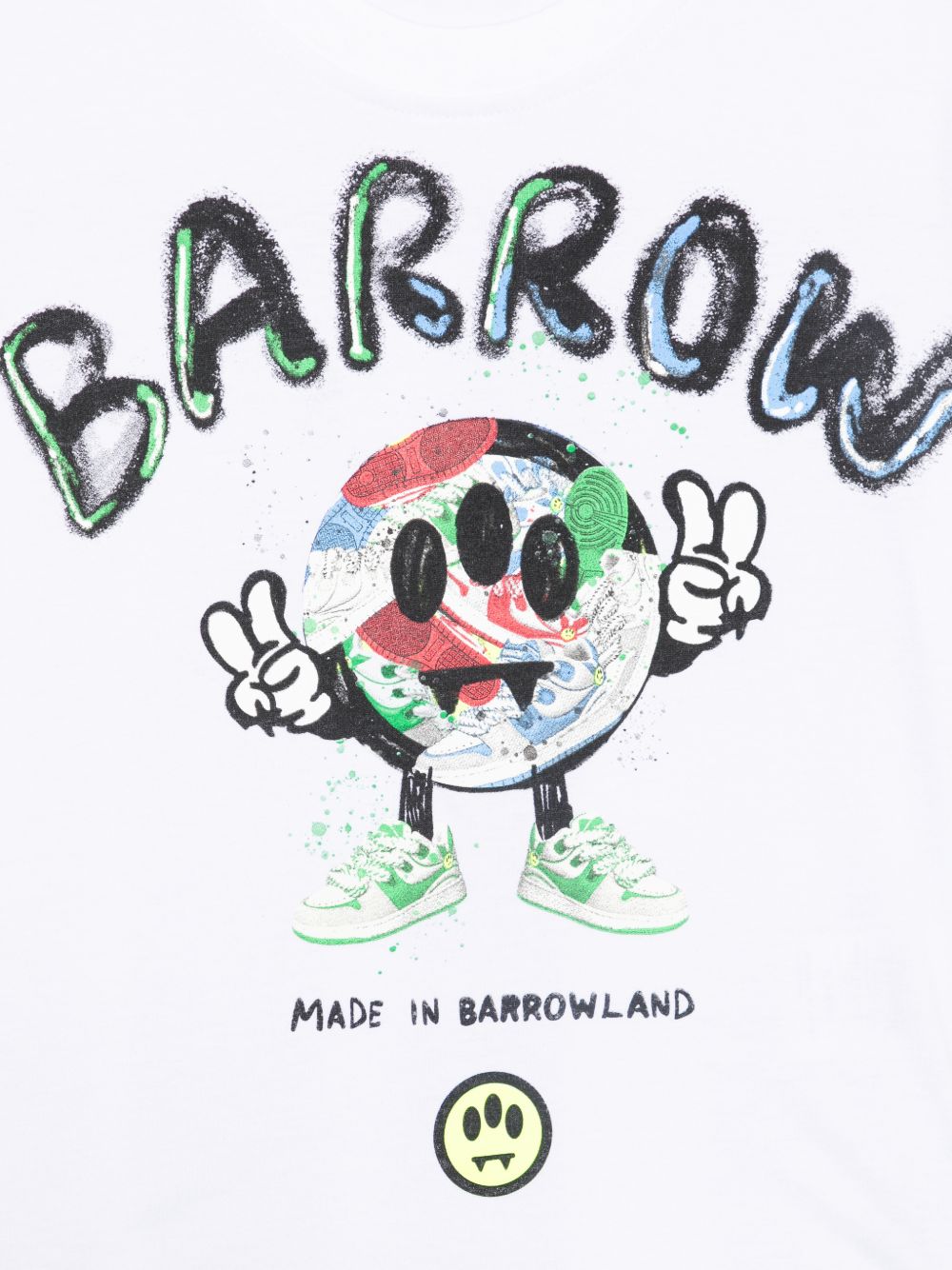 T-shirt bianca per bambino S6BKJUTH094 002 Barrow Kids 