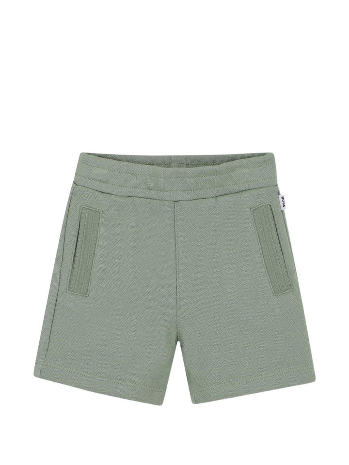 Completo sportivo bianco/verde per neonato J52851 64U Boss Kids 