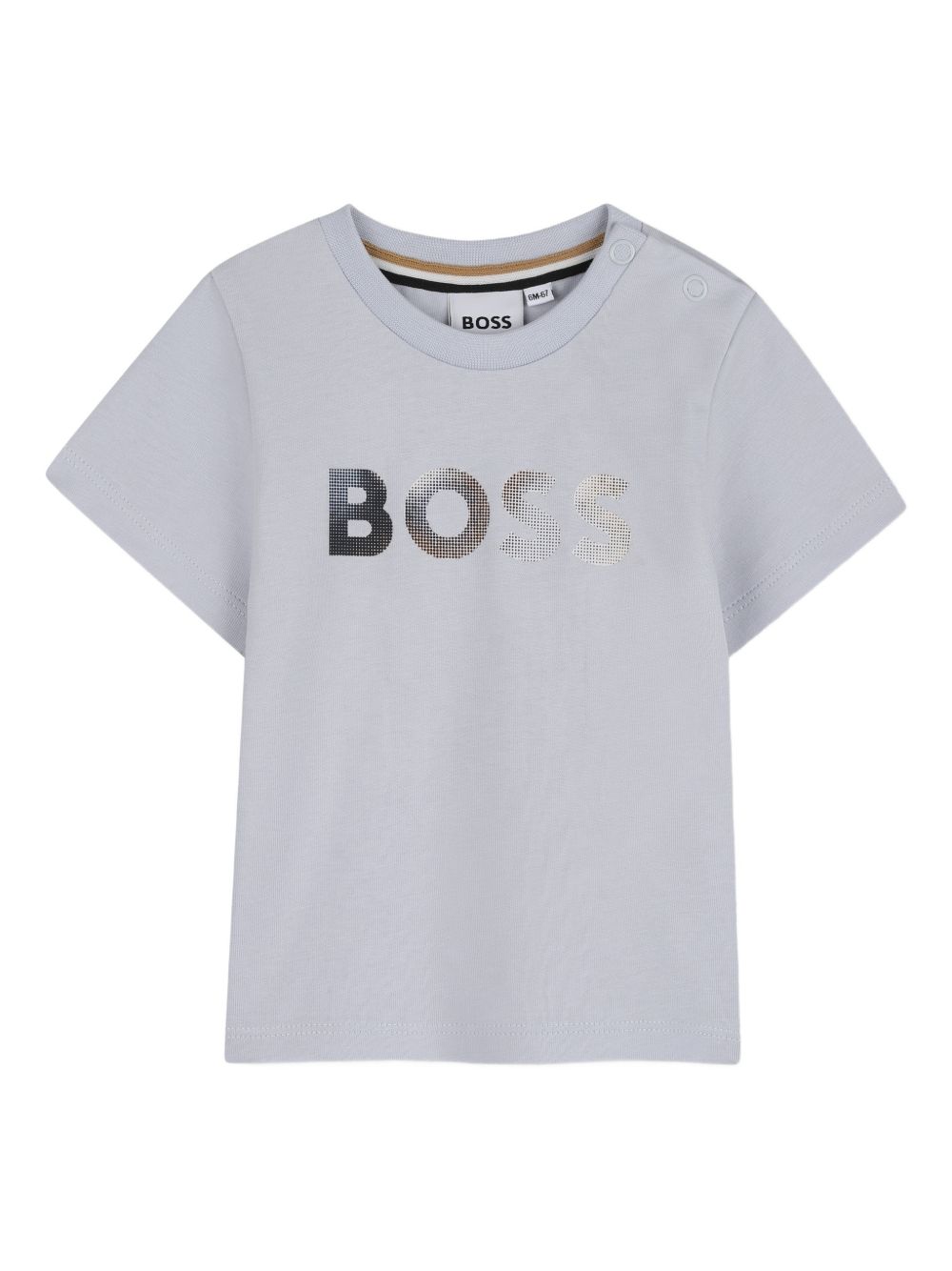 T-shirt grigio chiaro per neonato J52887 78K Boss Kids 
