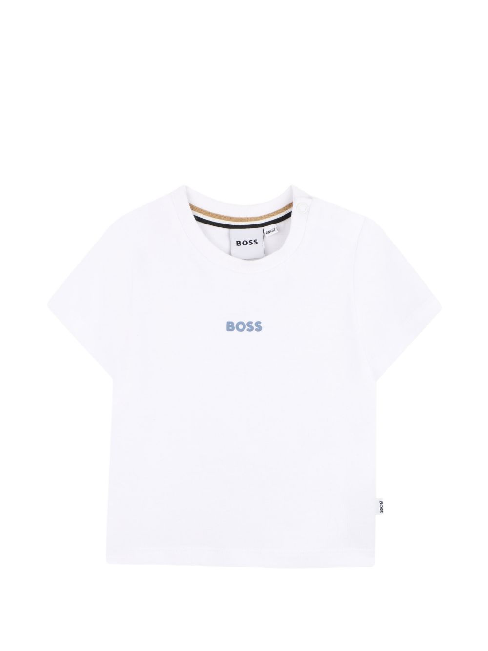 T-shirt bianca per neonato J52891 10P Boss Kids 