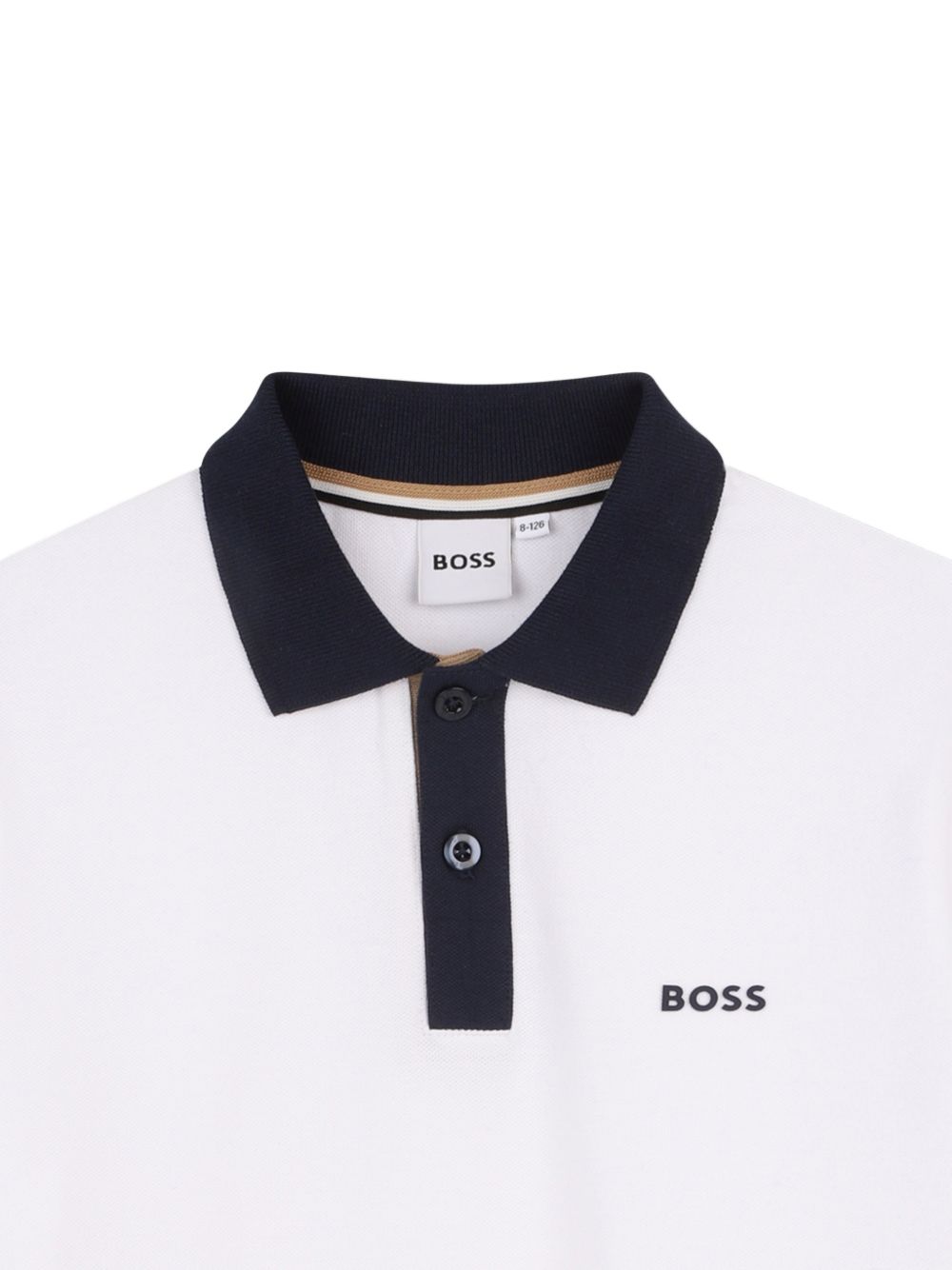 Polo bianca per bambino J52955 10P Boss Kids 