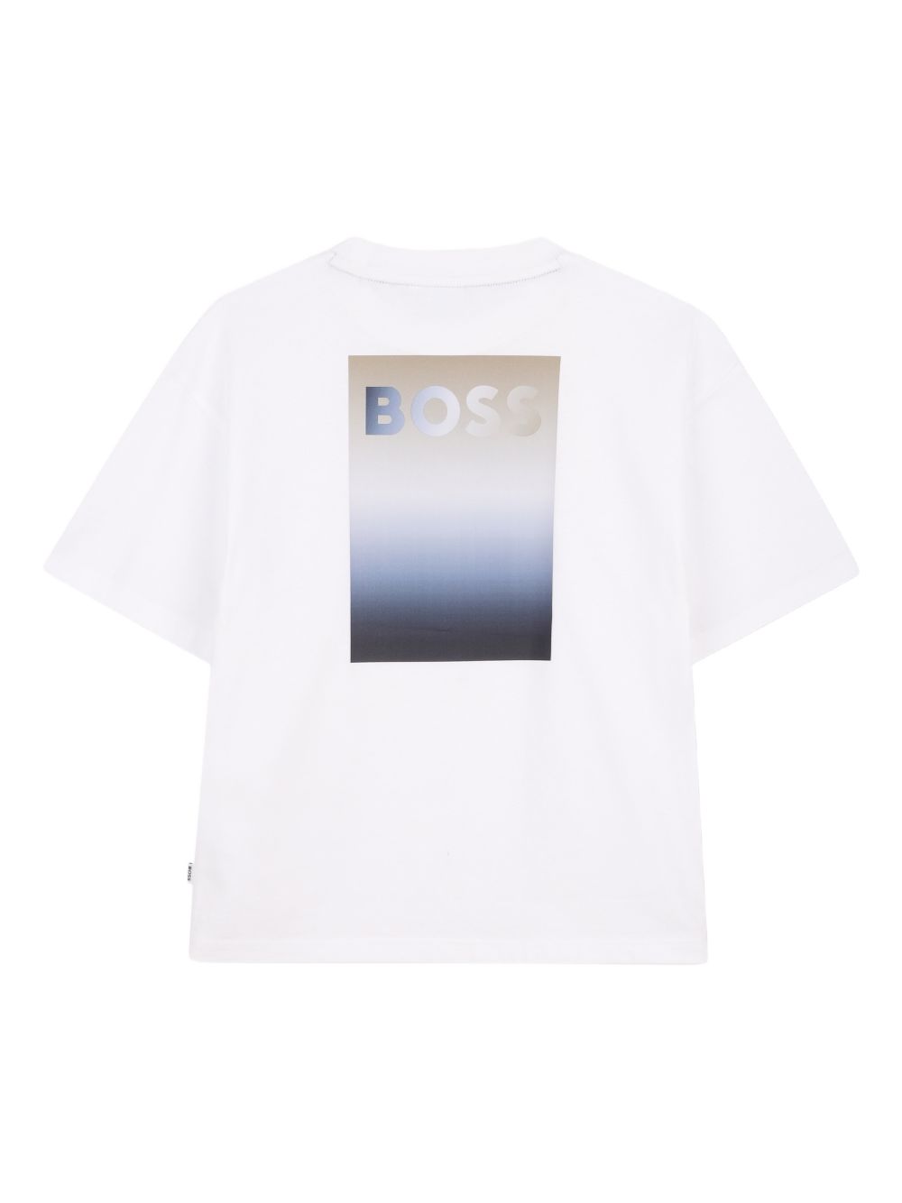 T-shirt bianca per bambino J52987 10P Boss Kids 