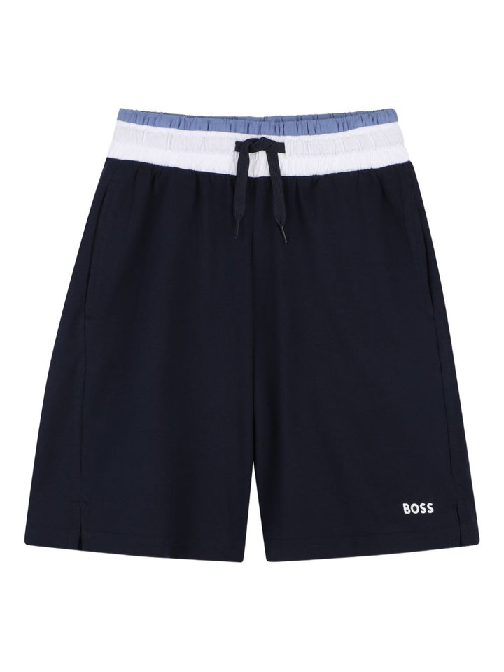 Completo bianco/azzurro per bambino J53006 849 Boss Kids 