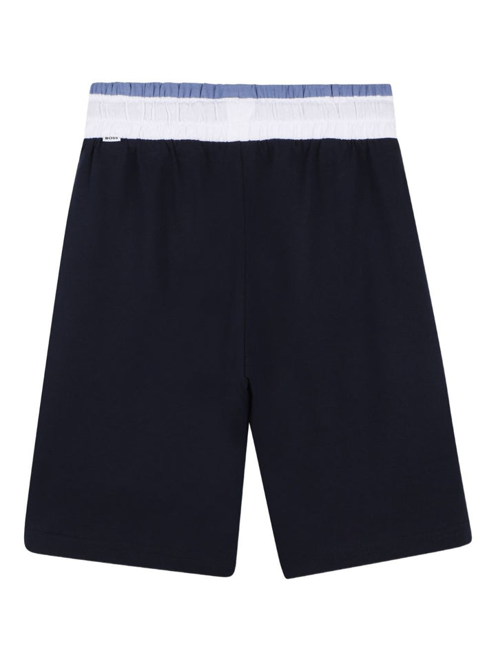 Completo bianco/azzurro per bambino J53006 849 Boss Kids 