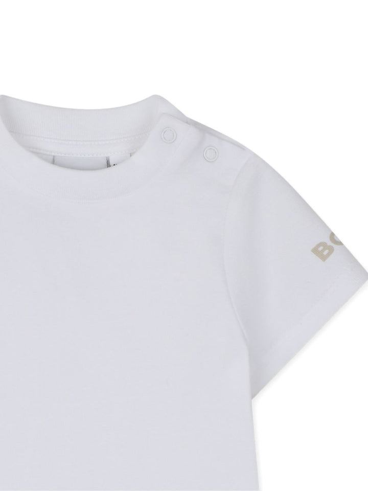 Completo bianco/beige per neonato J53038 249 Boss Kids 