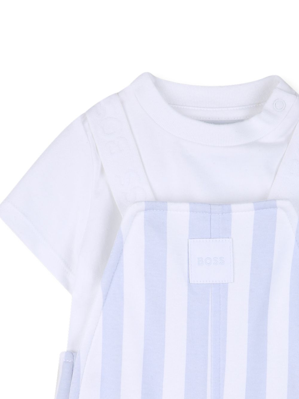 Completo bianco/azzurro per neonato J53038 771 Boss Kids 