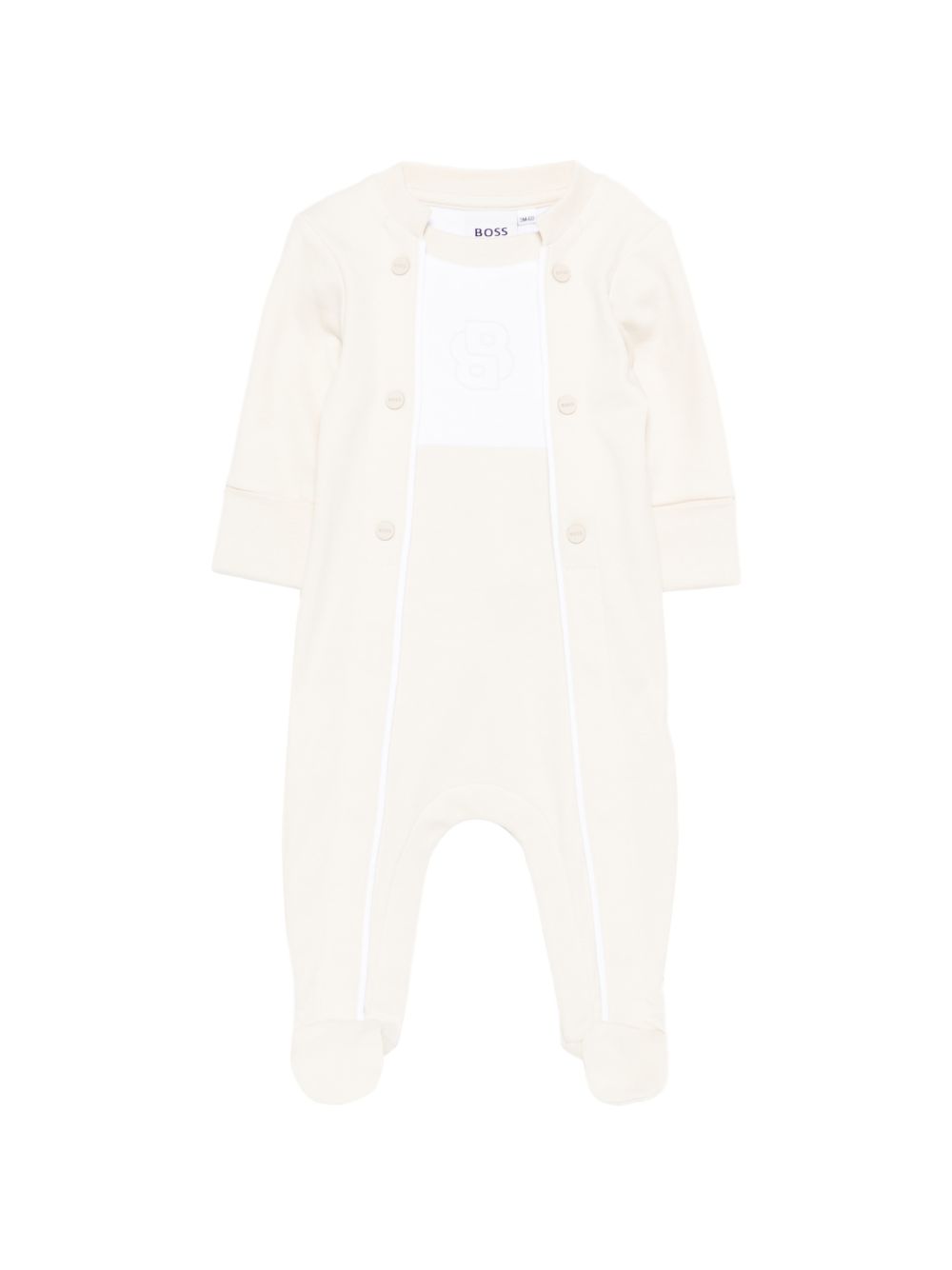 Tutina beige per neonato J53046 21K Boss Kids 