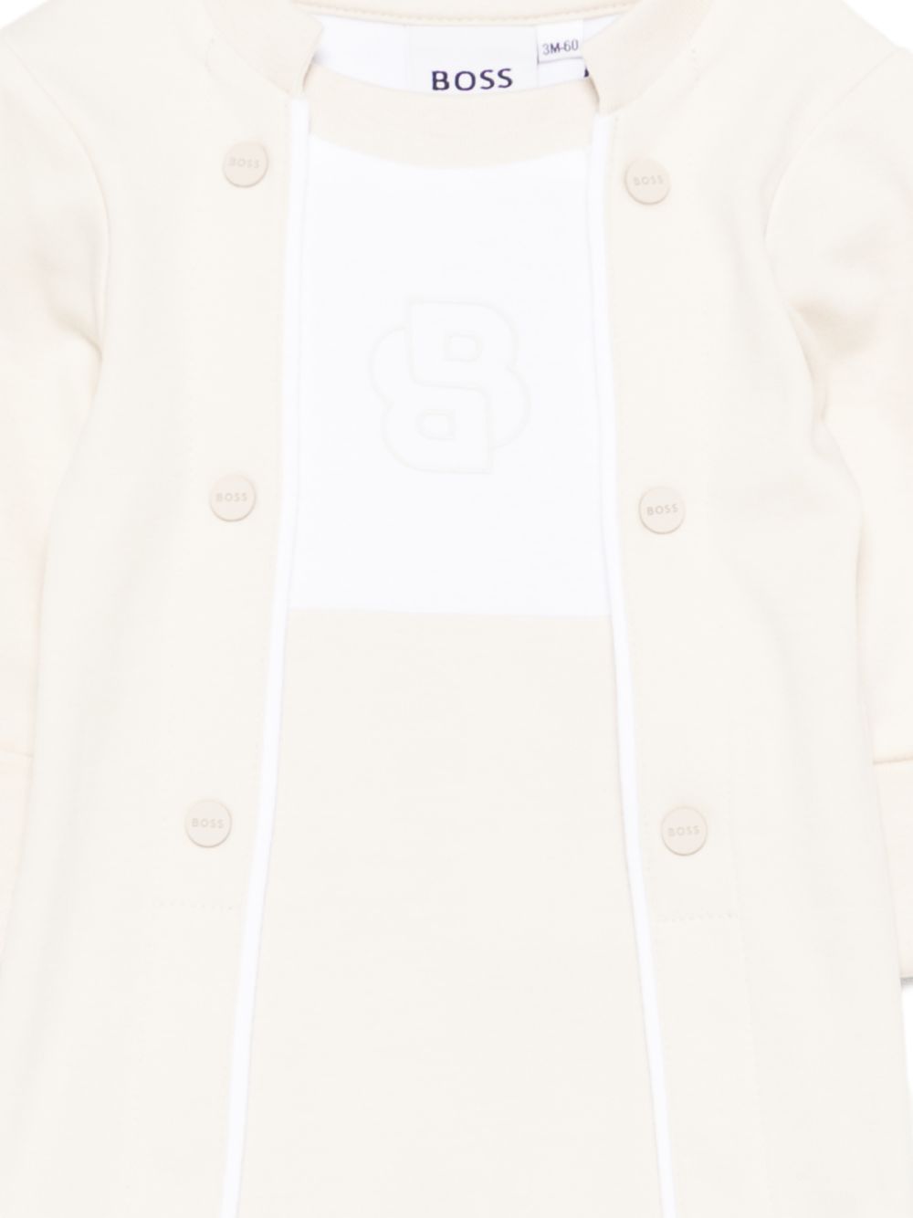 Tutina beige per neonato J53046 21K Boss Kids 