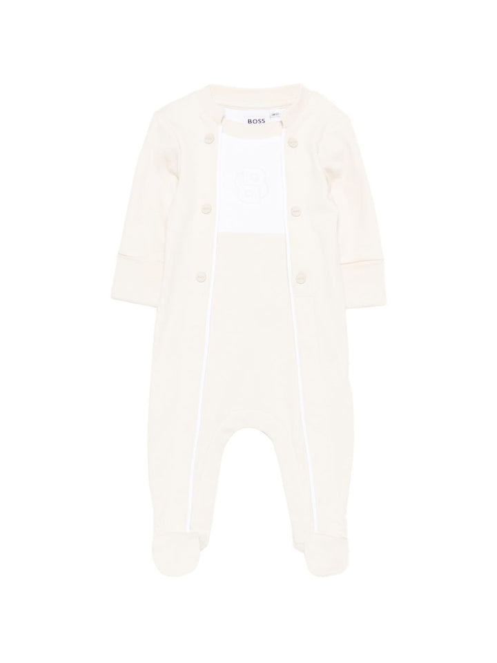 Tutina beige per neonato J53046 21K Boss Kids 
