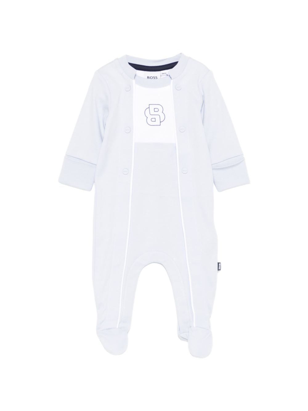 Tutina azzurra per neonato J53046 771 Boss Kids 