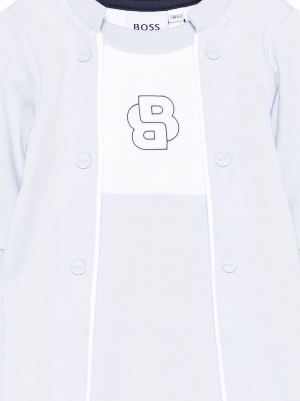 Tutina azzurra per neonato J53046 771 Boss Kids 