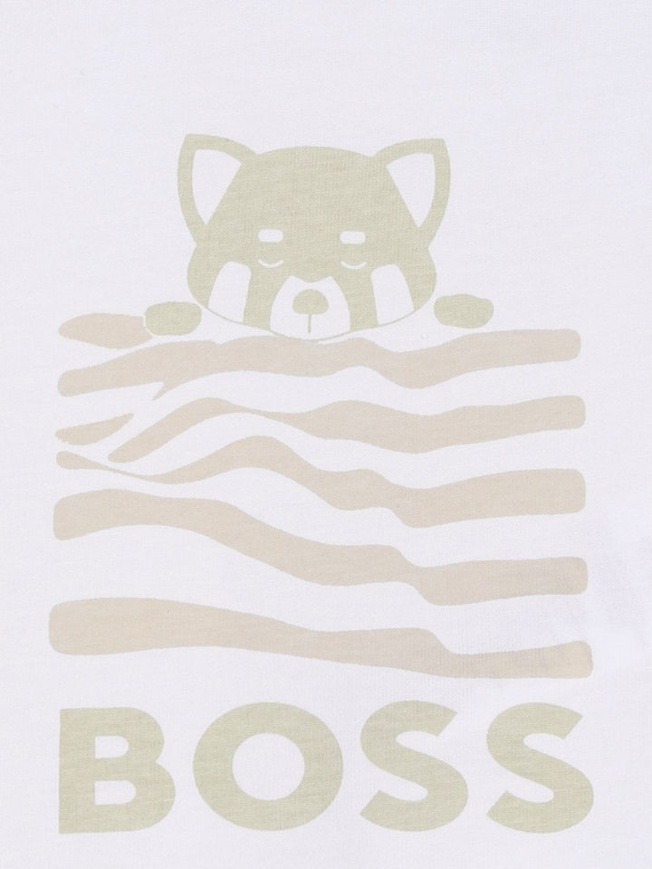 Completo bianco/beige per neonato J53050 21K Boss Kids 