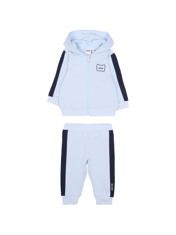 Completo sportivo celeste/blu per neonato J53051 771 Boss Kids 
