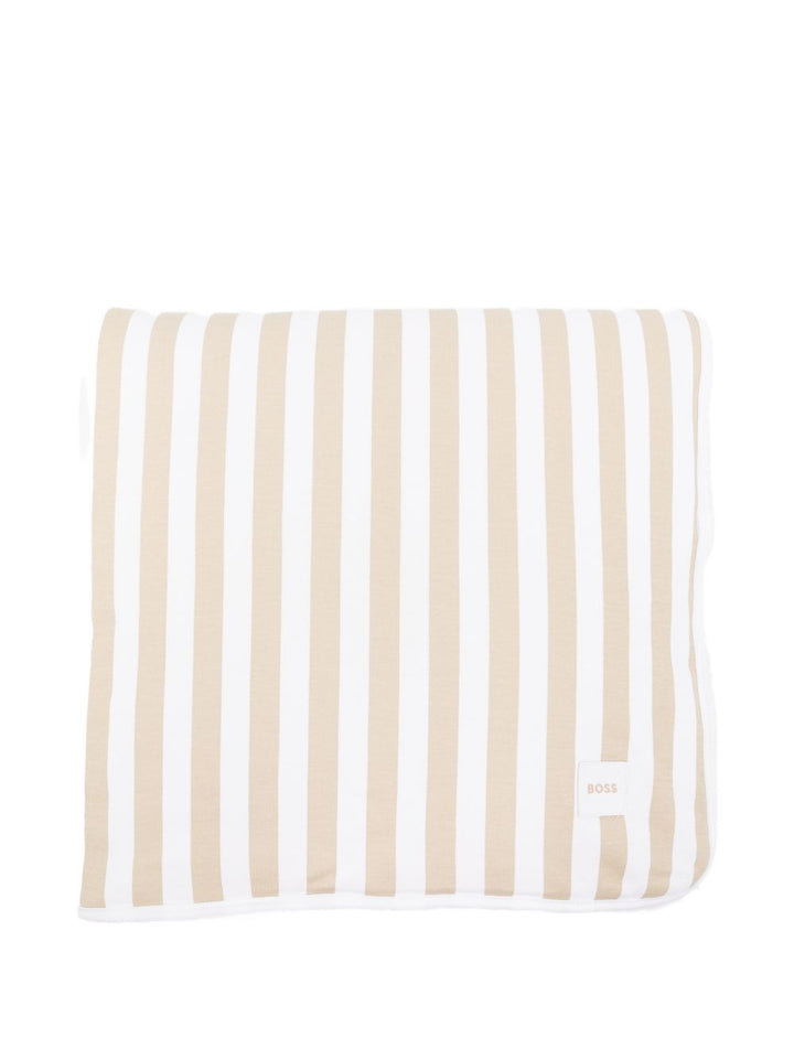 Coperta bianca/beige per neonato J53093 249 Boss Kids 
