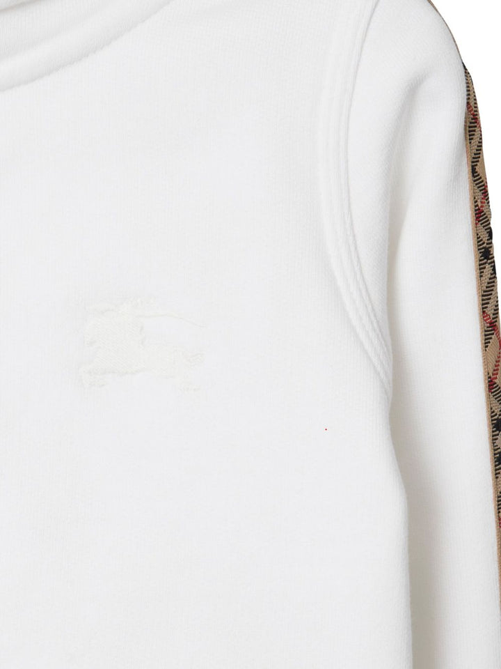 Felpa bianca per bambina 8111903 A1464 Burberry Kids 