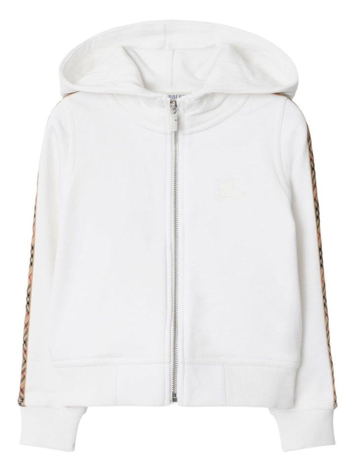 Felpa bianca per bambina 8111903 A1464 Burberry Kids 