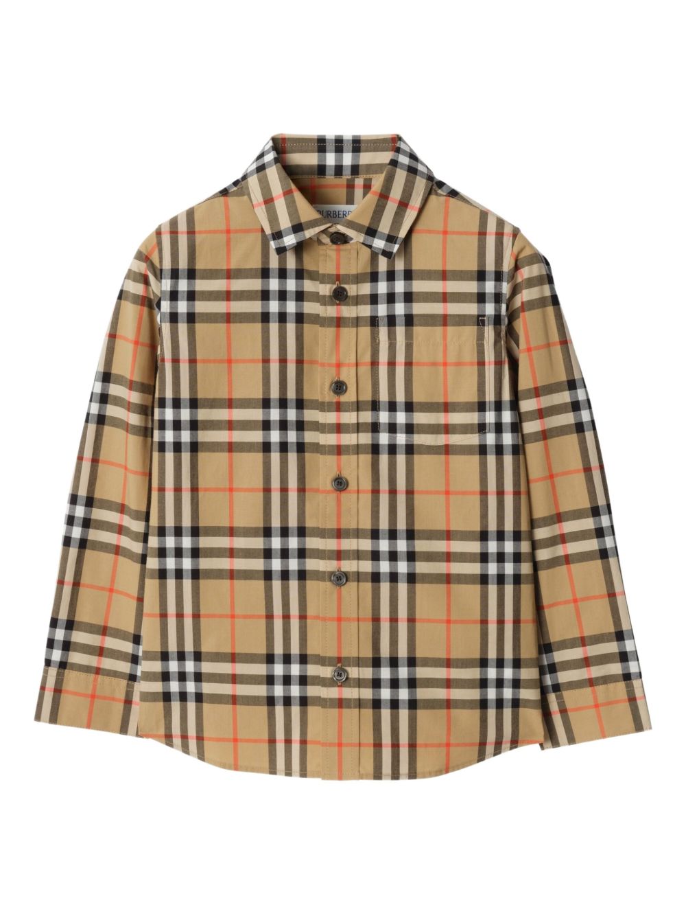Camicia beige per bambino 8117166 B9368 Burberry Kids 