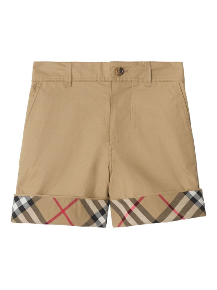 Bermuda beige per bambino 8117173 B9719 Burberry Kids 