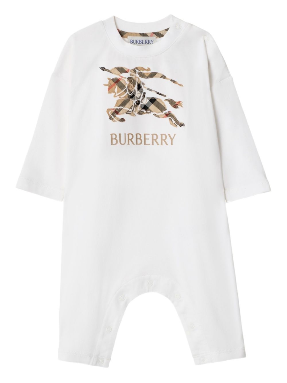 Tutina bianca per neoanto 8117494 A1464 Burberry Kids 
