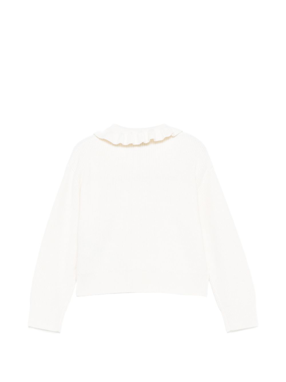 Cardigan avorio per bambina 8117677 A1452 Burberry Kids 