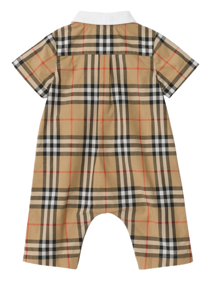 Tutina beige per neonato 8119878 B9368 Burberry Kids 