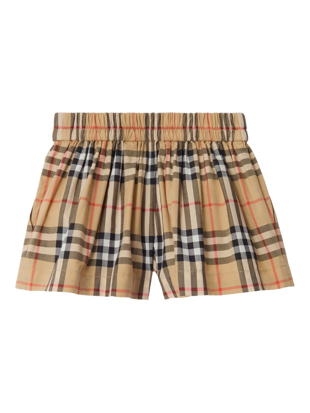 Bermuda marrone per bambino 8121906 B9368 Burberry Kids 