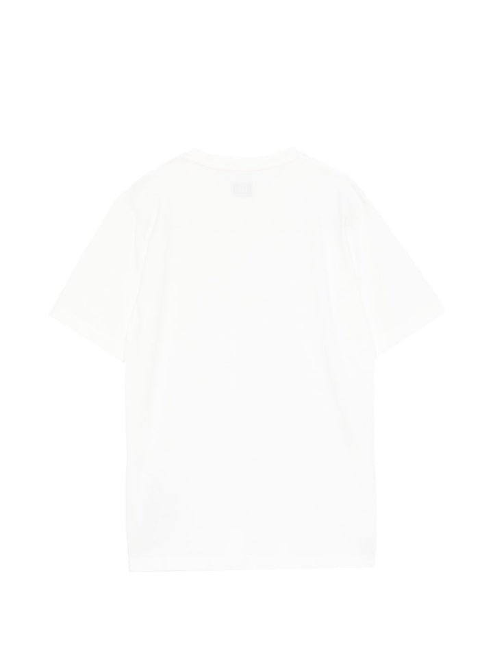 T-shirt bianca per bambino CMM00SLAA17 10135 C.P Company Kids 