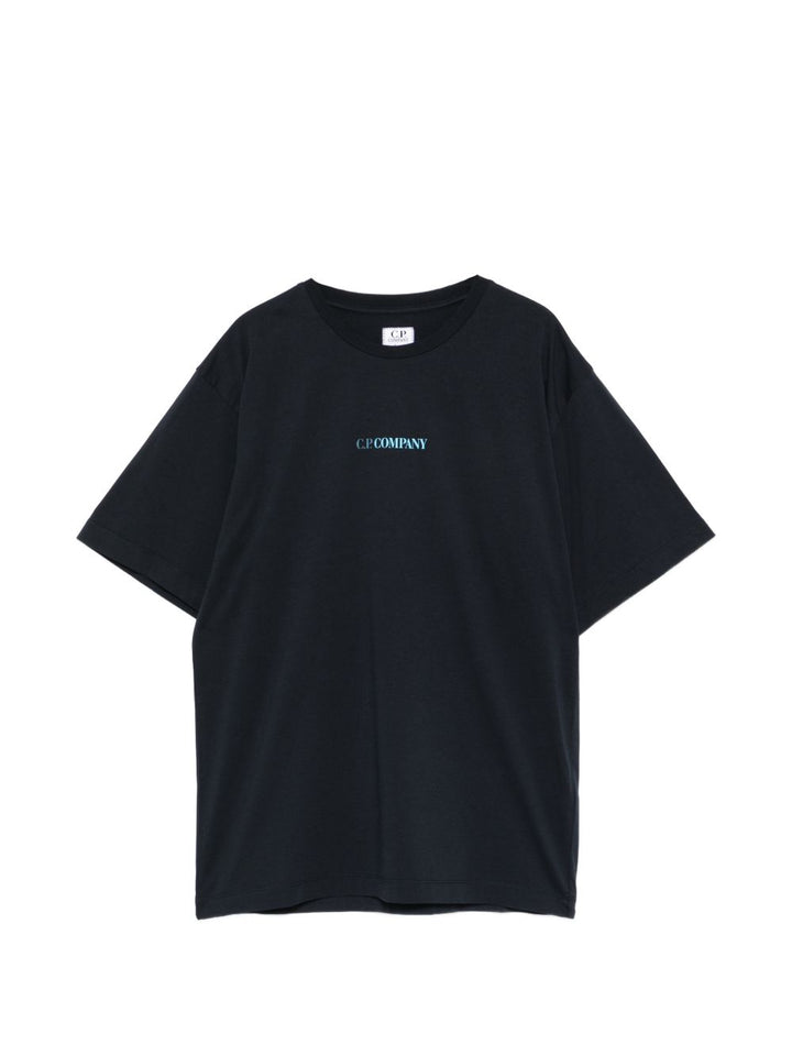 T-shirt nera per bambino CSM002LAA17 41150 C.P Company Kids 