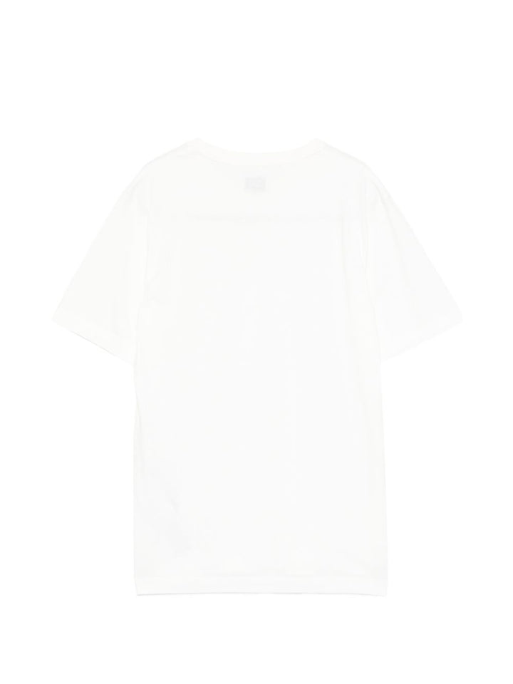 T-shirt bianco per bambino CUM00ULAA17 10135 C.P Company Kids 