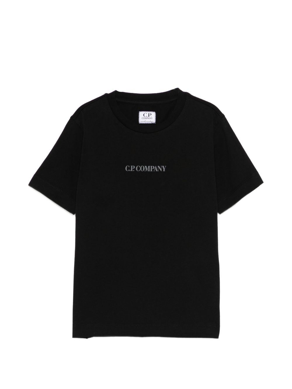T-shirt nera per bambino CUM00ULAA17 60100 C.P Company Kids 