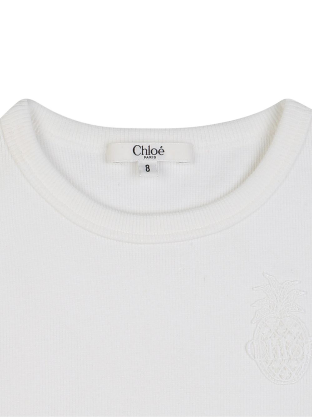 T-shirt bianca per bambina C20852 117 Chloe 