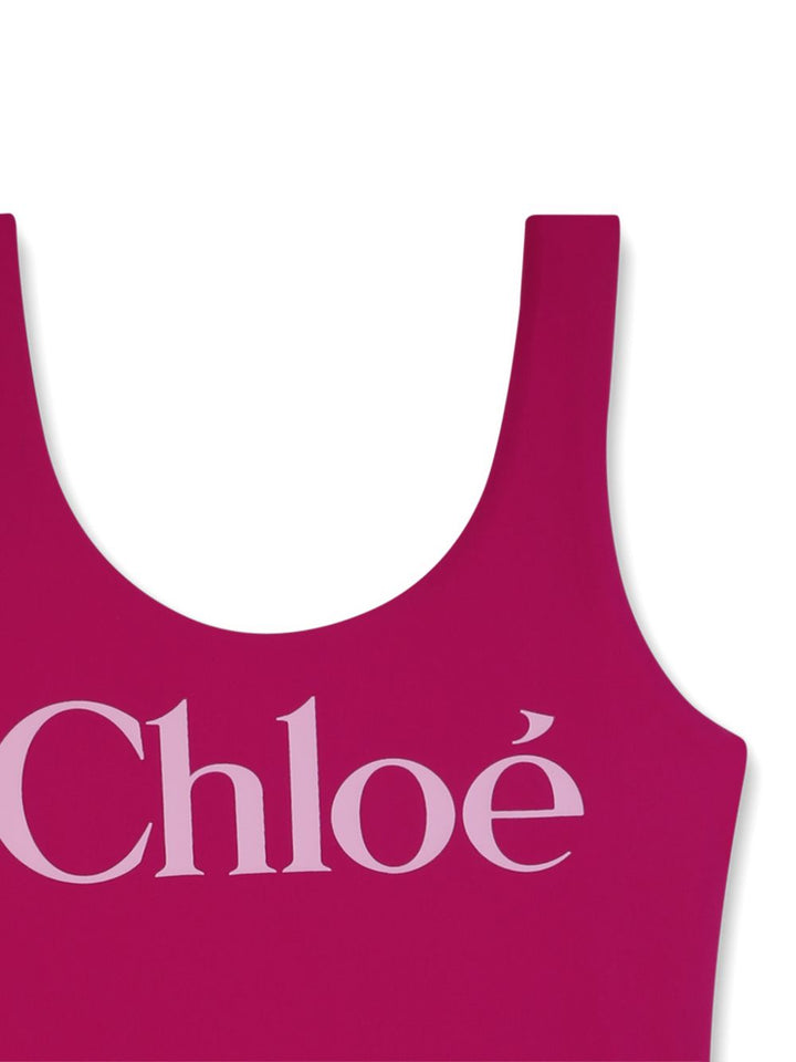 Costume fucsia per bambina C20866 46S Chloe 