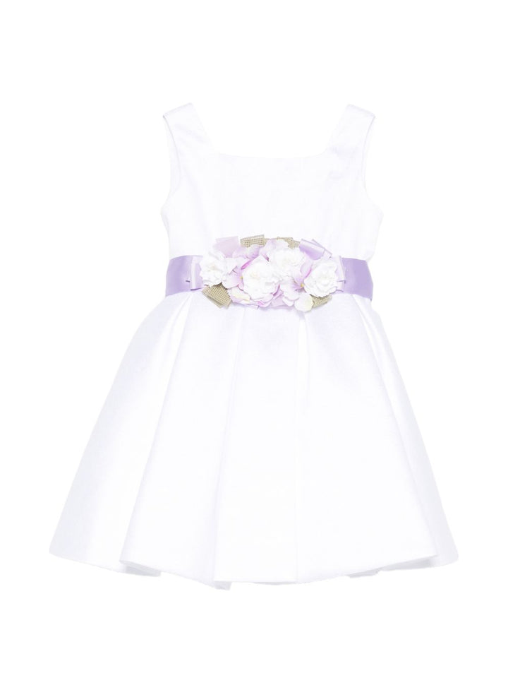 Abito bianco/lavanda per bambina FB1085294974 1088 Colorichiari Kids 