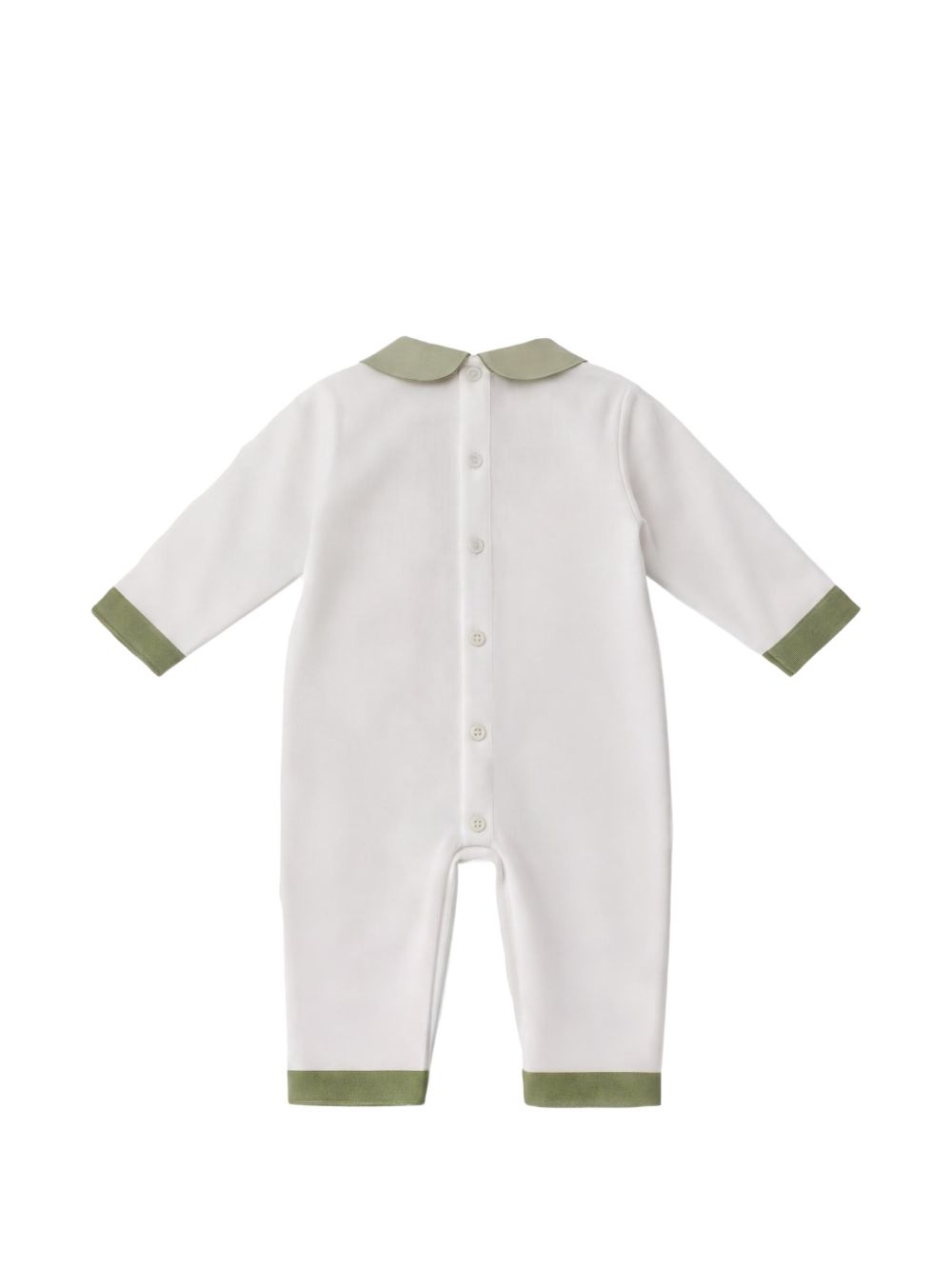 Tutina bianca/verde per neonata FF1683424470 1031 Colorichiari Kids 