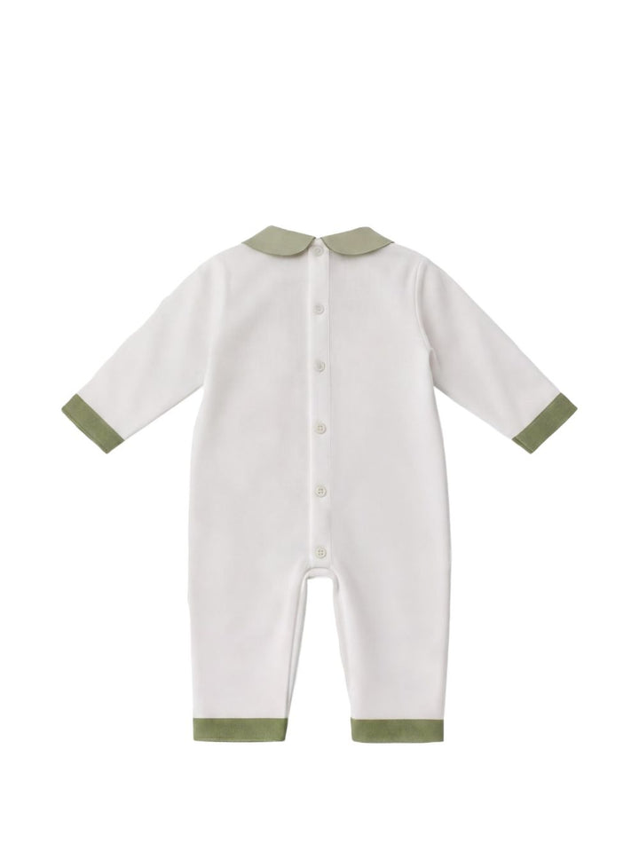 Tutina bianca/verde per neonata FF1683424470 1031 Colorichiari Kids 