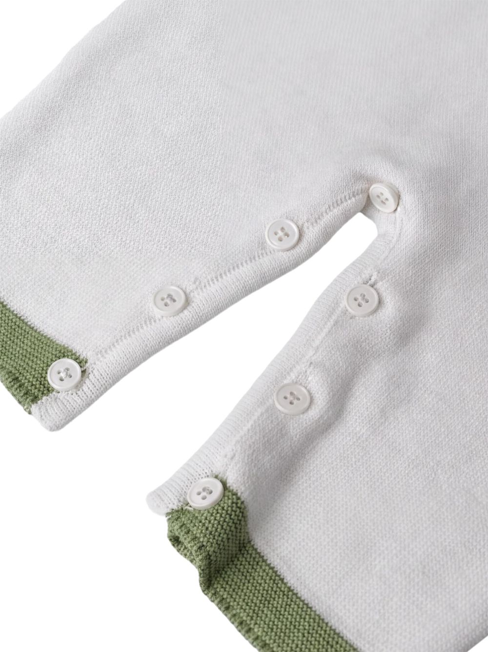Tutina bianca/verde per neonata FF1683424470 1031 Colorichiari Kids 